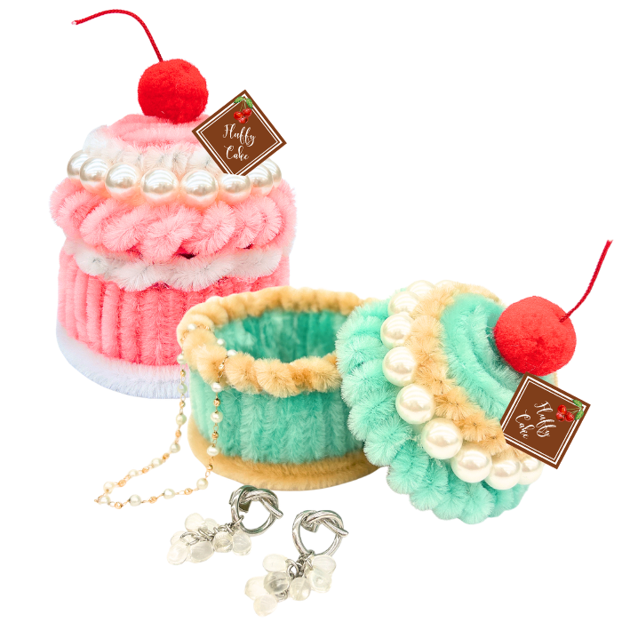 【コトコト】「手芸センタードリーム」モールで作る ふわもこケーキの小物入れ