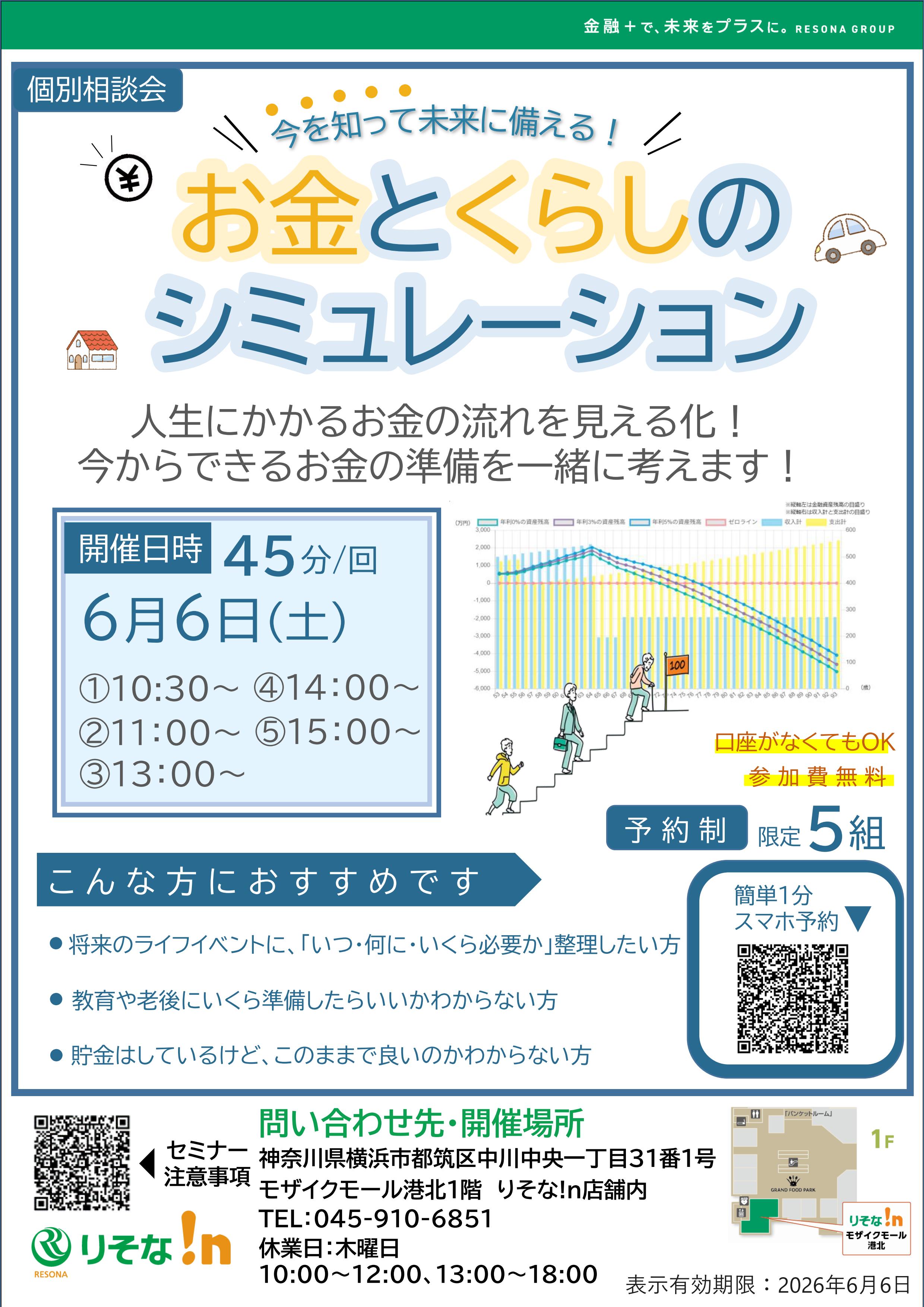 【コトコト】「りそな!n」今を知って未来に備える！お金とくらしのシミュレーション