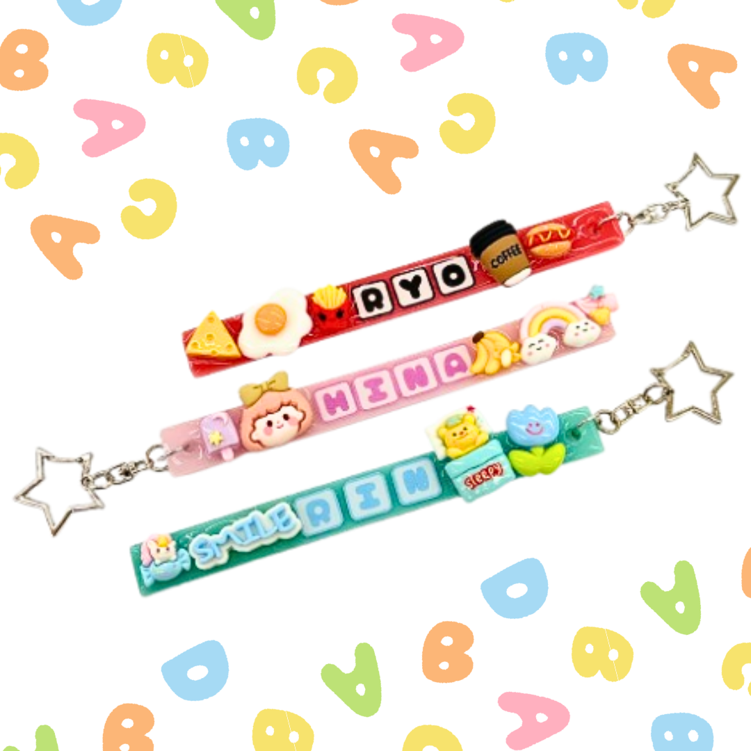 【コトコト】「手芸センタードリーム」レジンで作るネームキーホルダー
