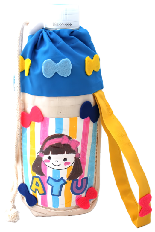 【コトコト】「あそびの学校」暑さ対策にオリジナルペットボトルケース