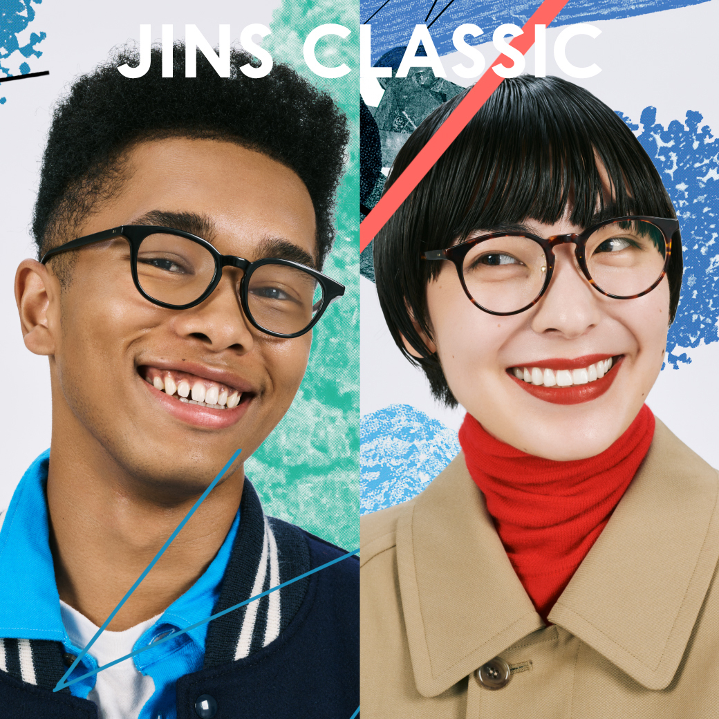「ジンズ」JINSの定番「JINS CLASSIC」がリニューアル！ ファッション ショップニュース モザイクモール港北