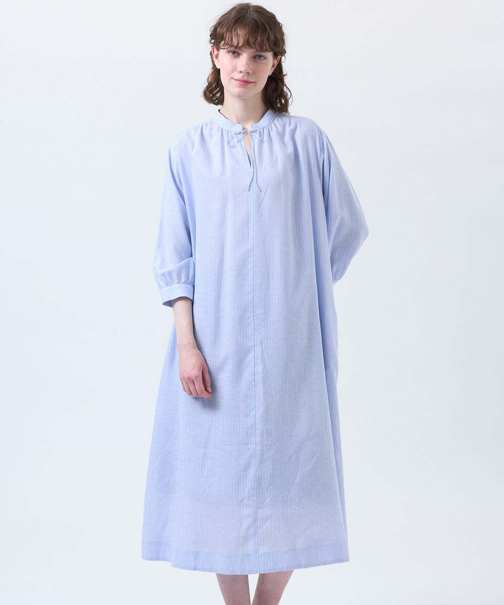 リネンミックスサックドレス入荷