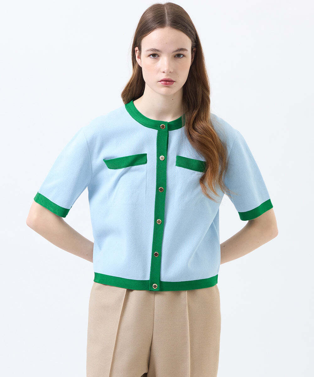 【ROYTON(ロイトン)】ハーフニットカーディガン入荷