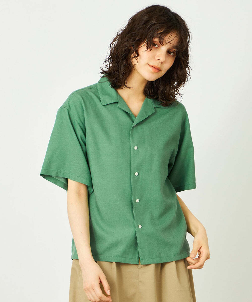 【GREY LABEL】 リネンミックスオープンカラーシャツ入荷