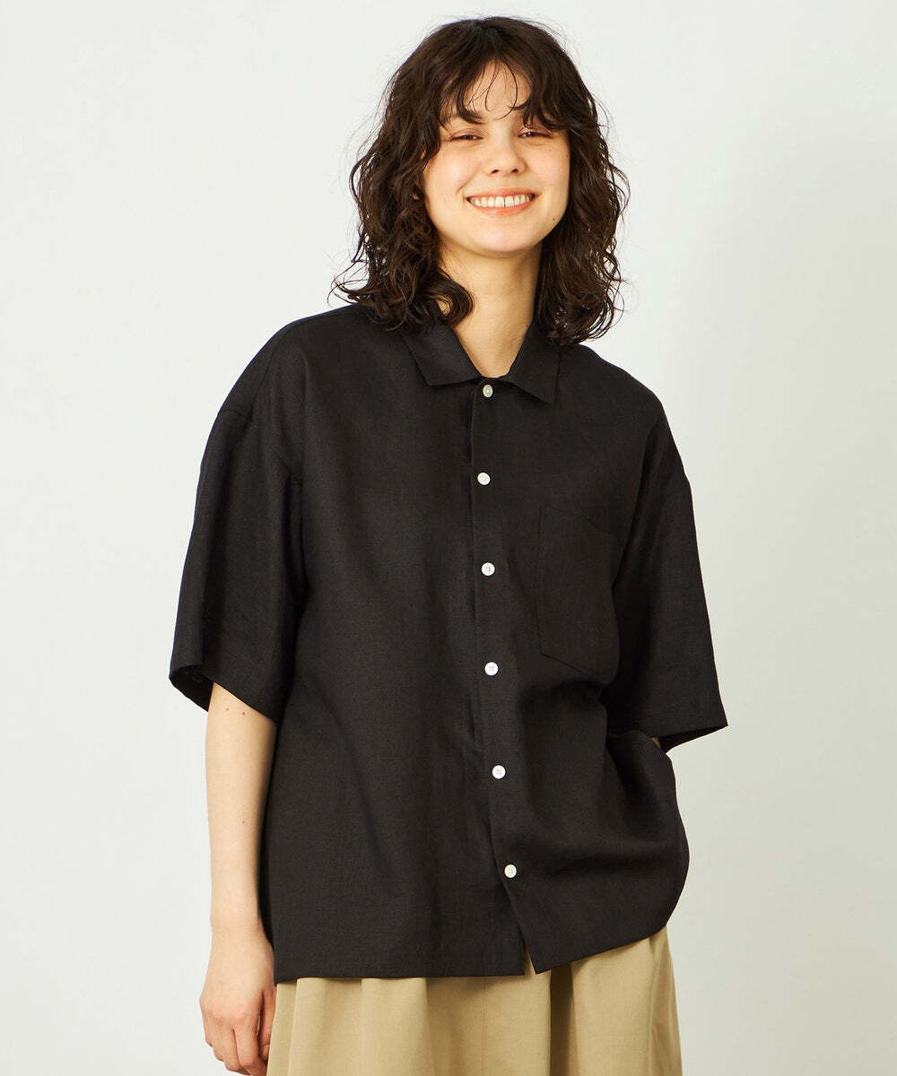 GREY LABEL リネンハーフスリーブシャツ入荷