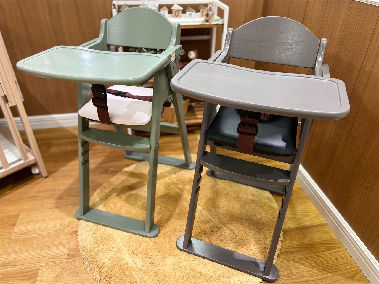 カトージ」NEW☆木製ハイチェアCENAクッション付き | キッズ 