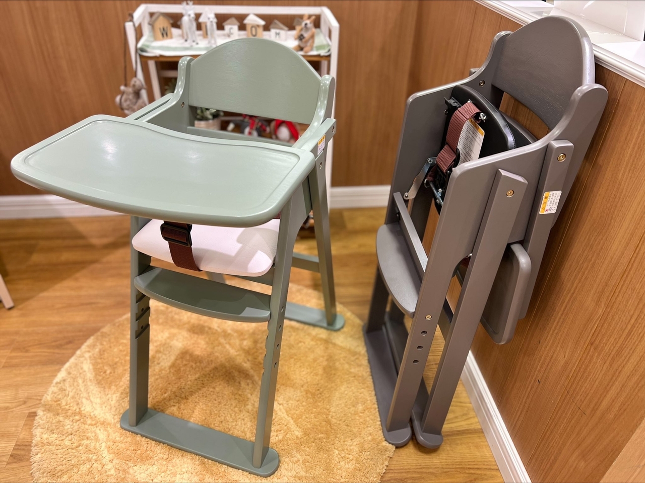 カトージ」NEW☆木製ハイチェアCENAクッション付き | キッズ
