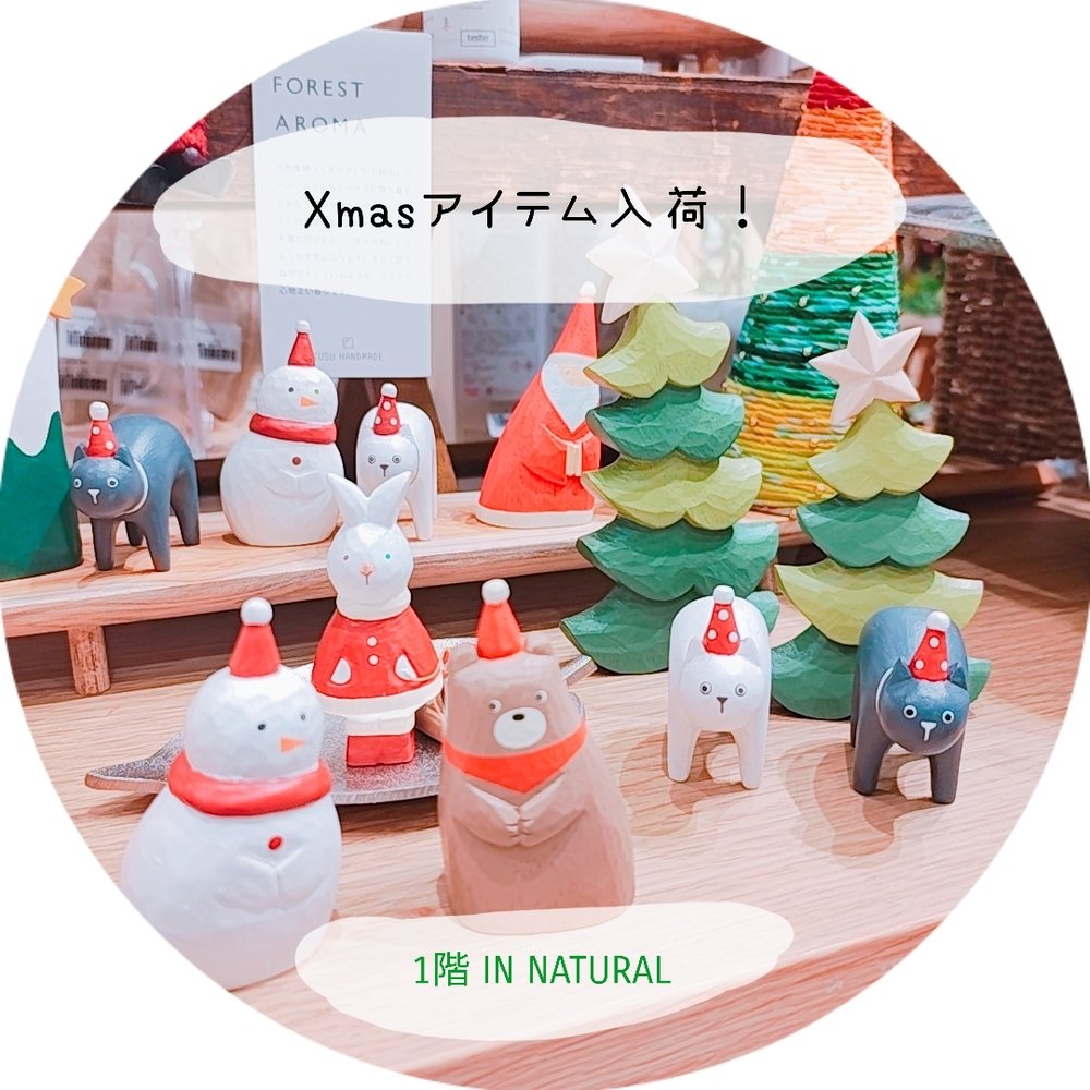 【1階 IN NATURAL】Xmasアイテム入荷！